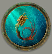 Porthole Mermaid Porthole Painting