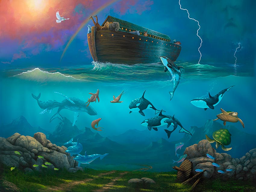 Noah's Akk Painting