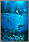 Painting-of-Orca-Whales